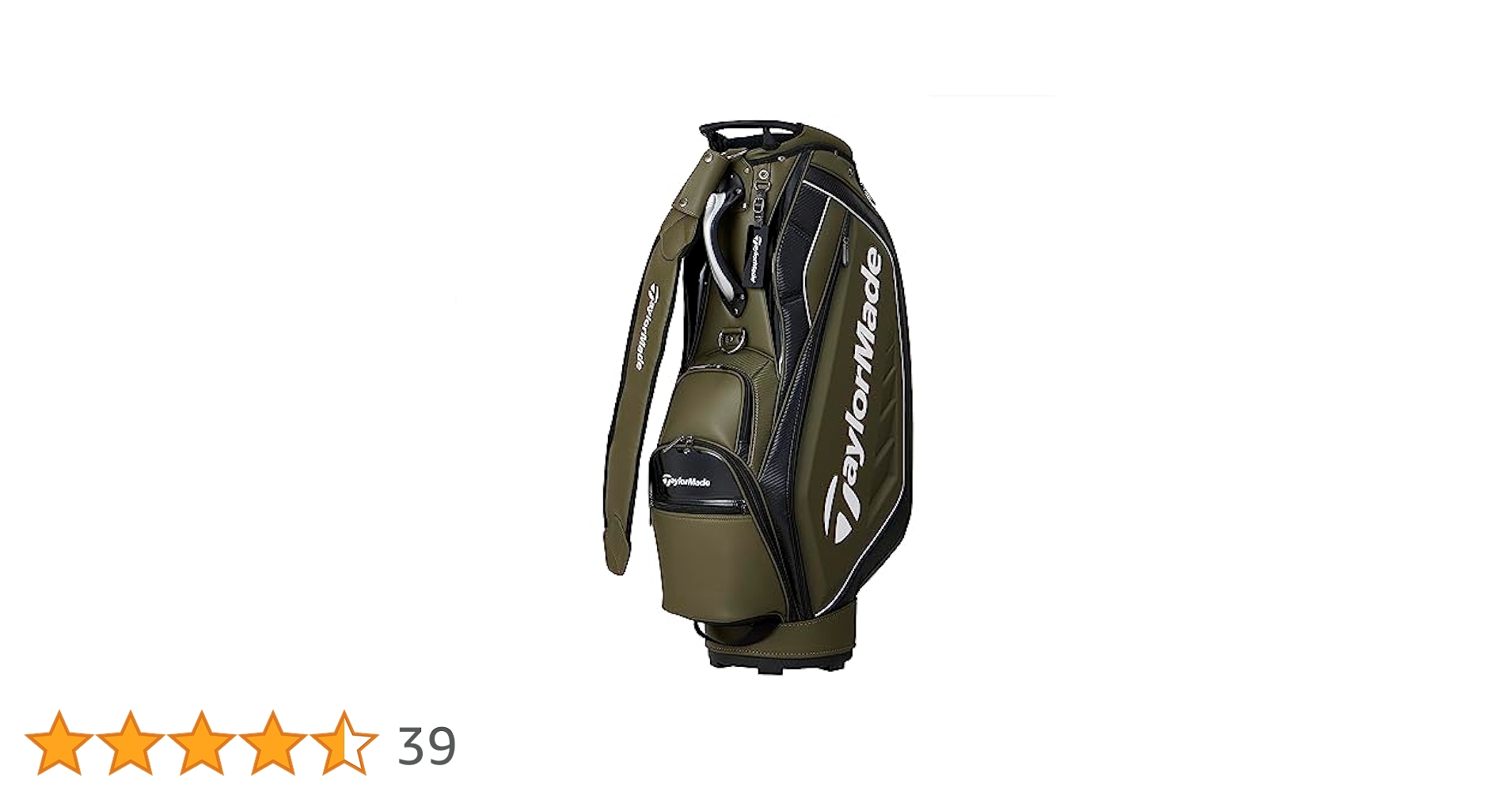 TaylorMade キャディバッグ カーキ/ブラック golfbank-s_tj083-k